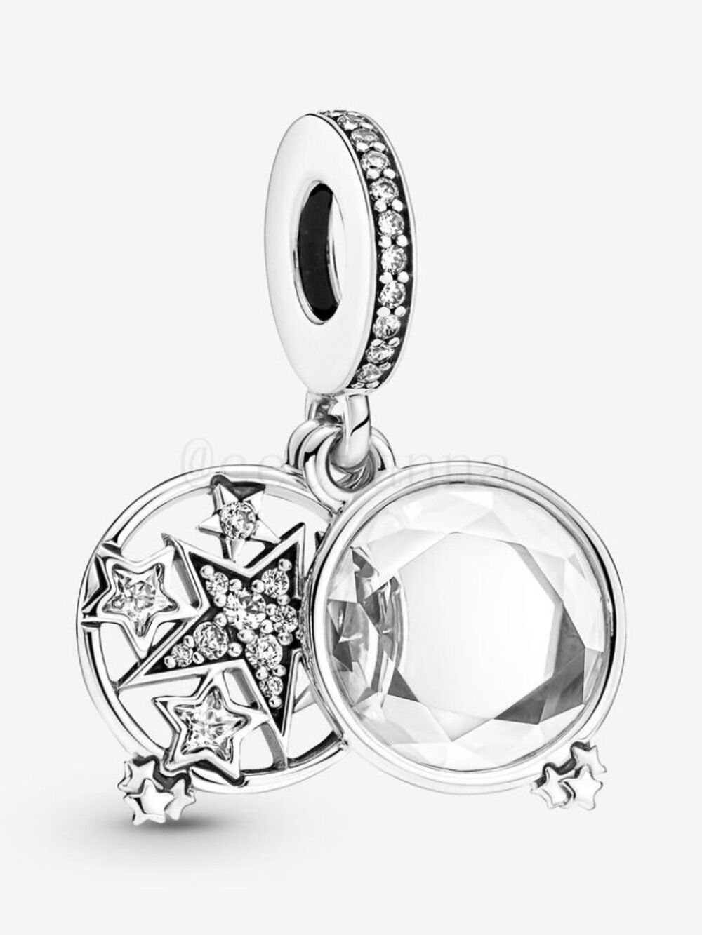 Pandora Magnified Star Double Dangle Charm